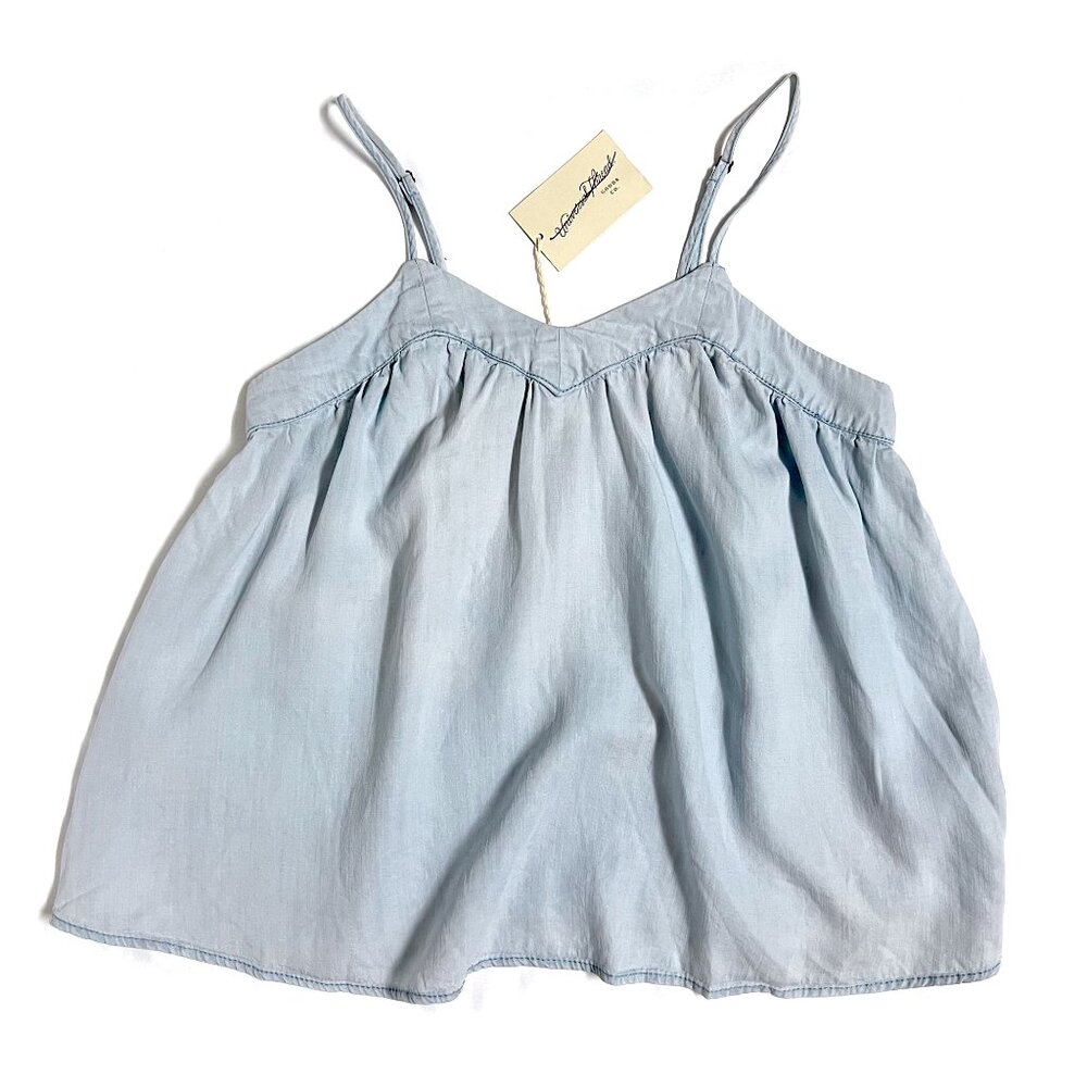 NWT Universal Thread Light Blue Flowy Top (small)